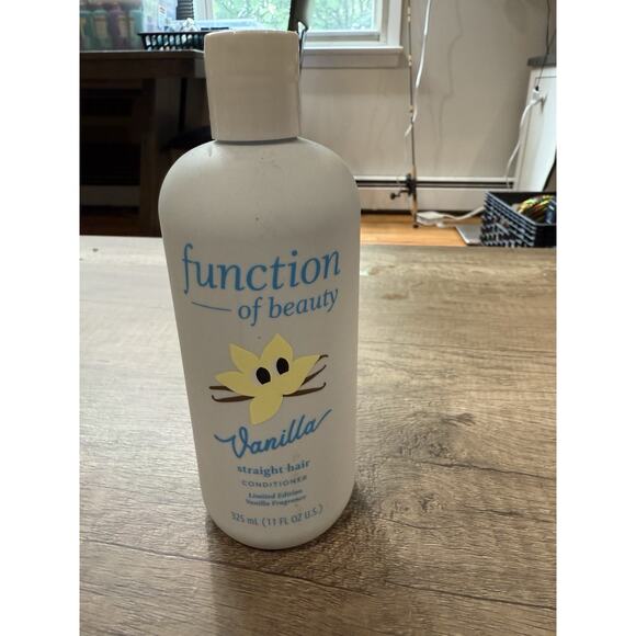 NEW Function of Beauty STRAIGHT Hair VANILLA Conditioner 11oz Limited Edition - Picture 1 of 2
